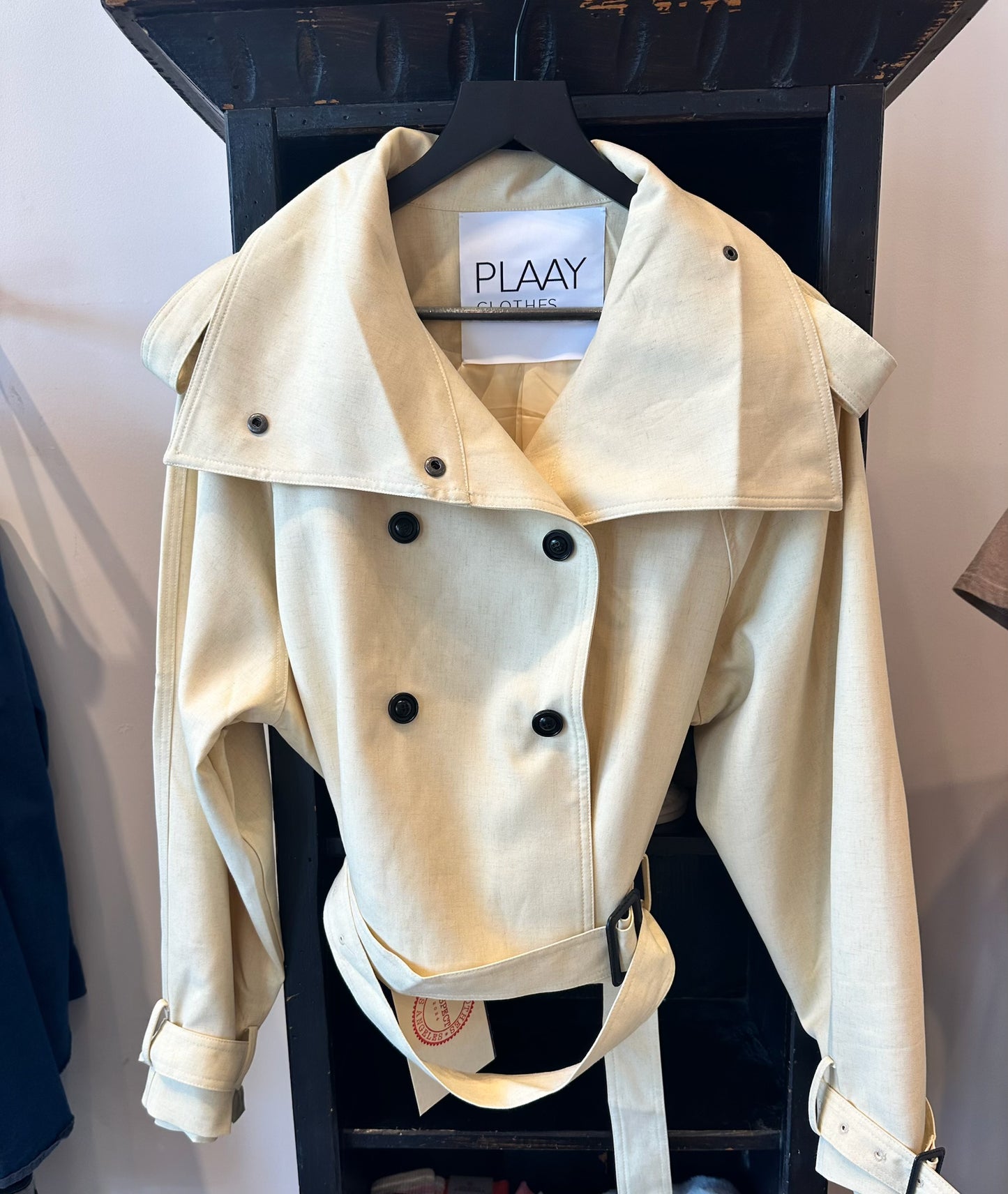 Cream Crop Trench