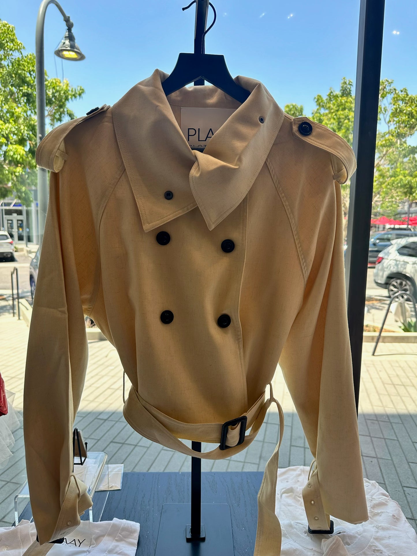 Cream Crop Trench
