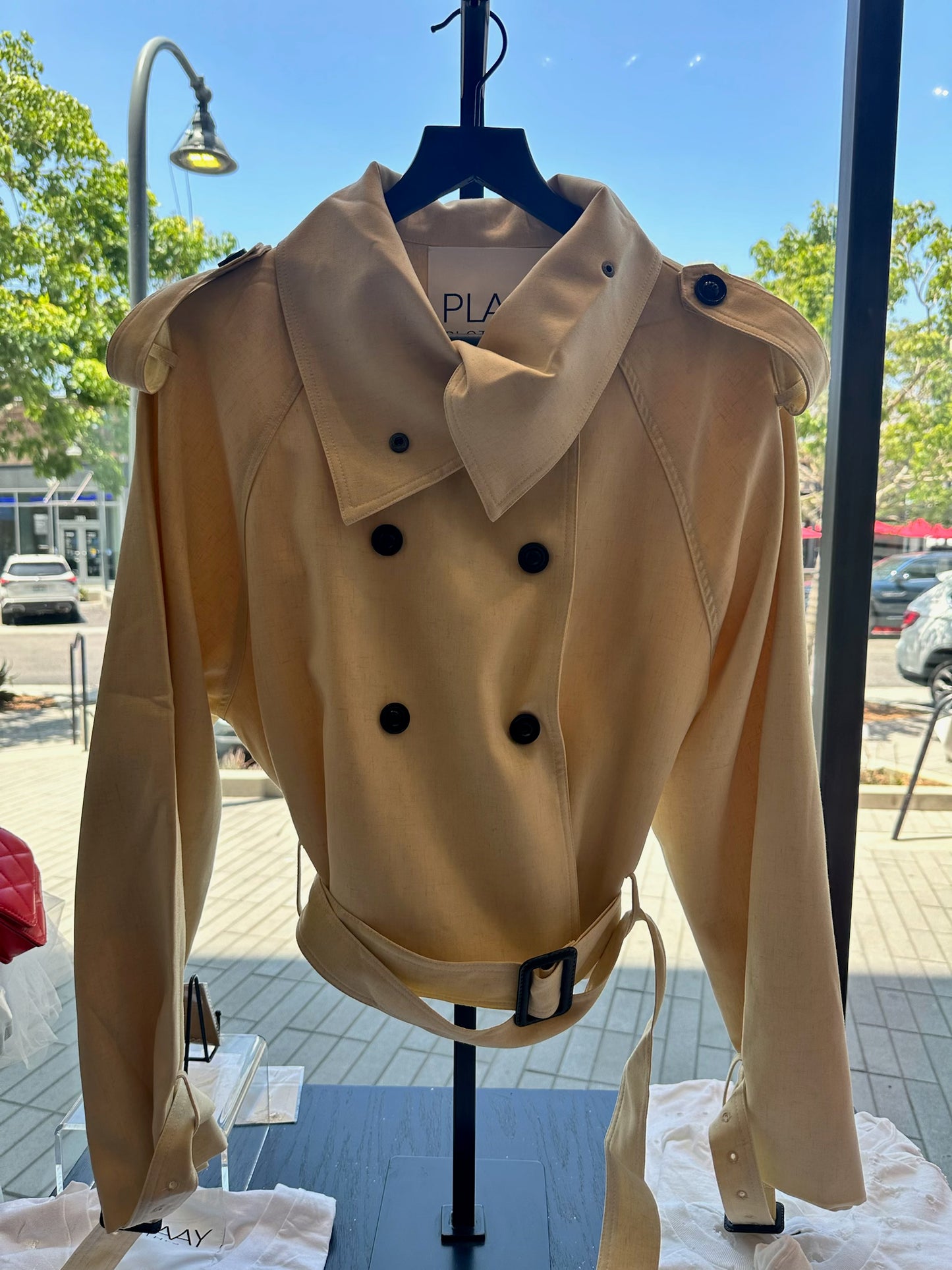 Cream Crop Trench