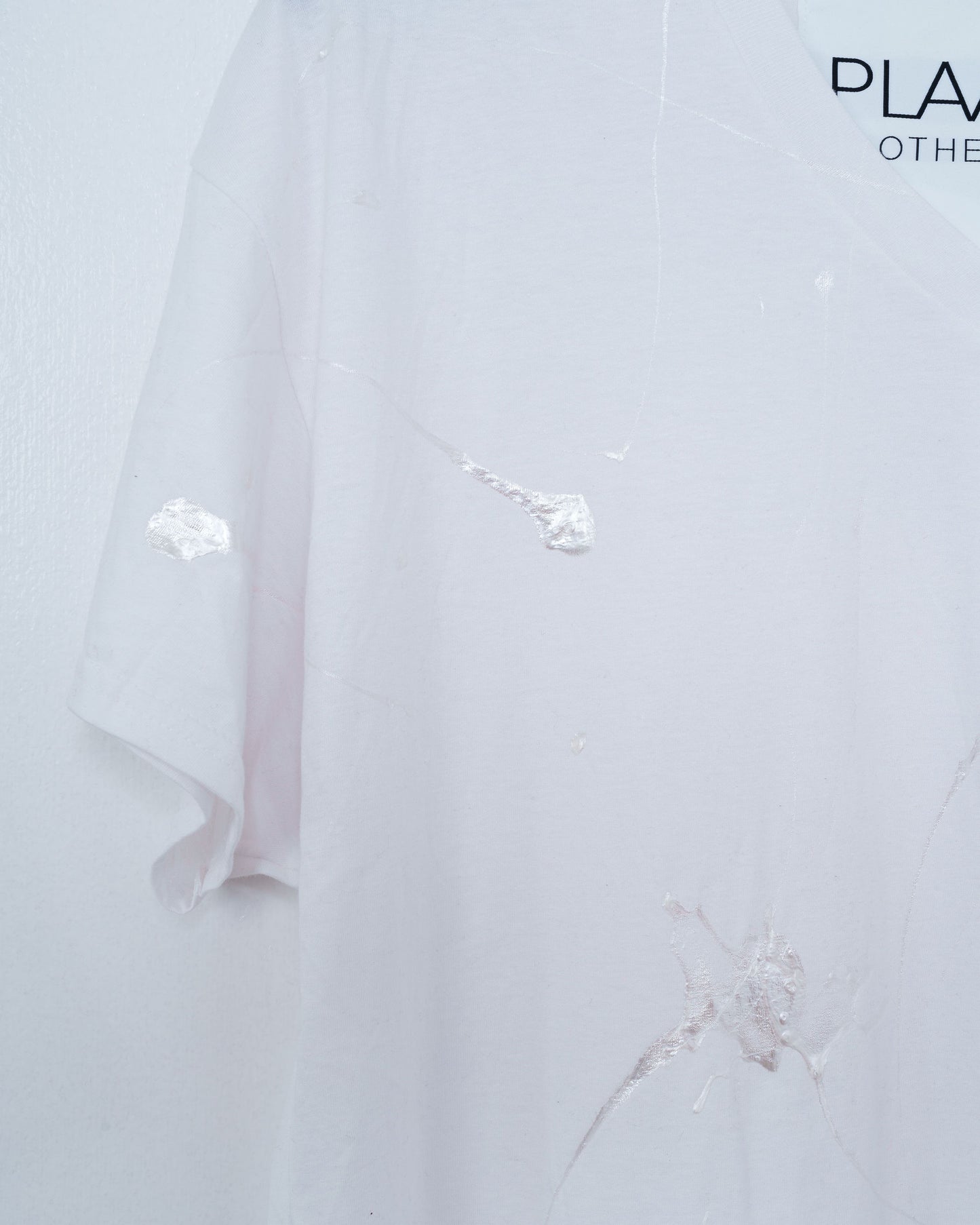 Plaay Tee W/ Silver Paint