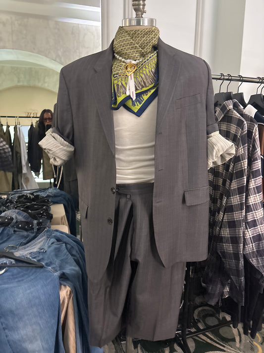 Plaay pin stripe short suit