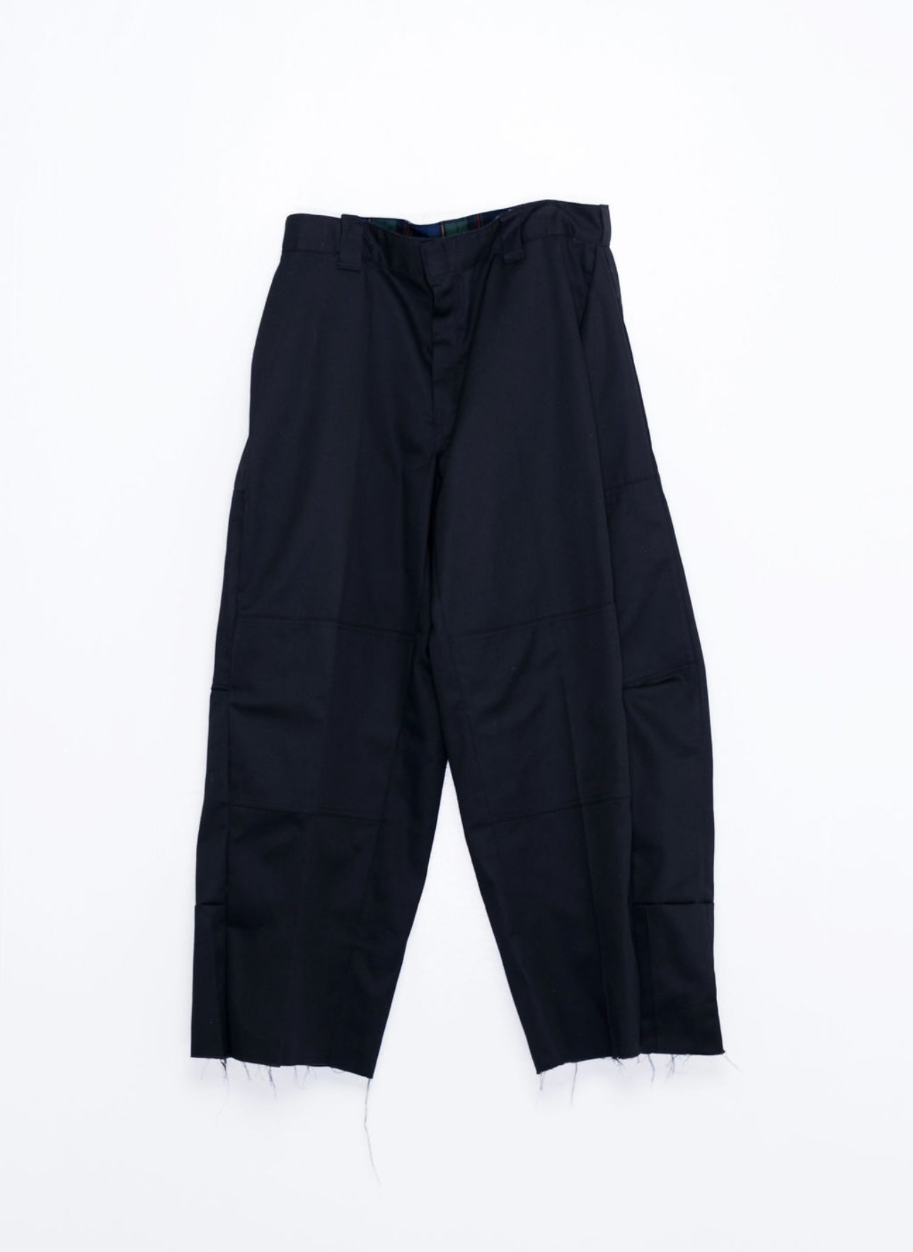 Black Wide-Leg work Trousers