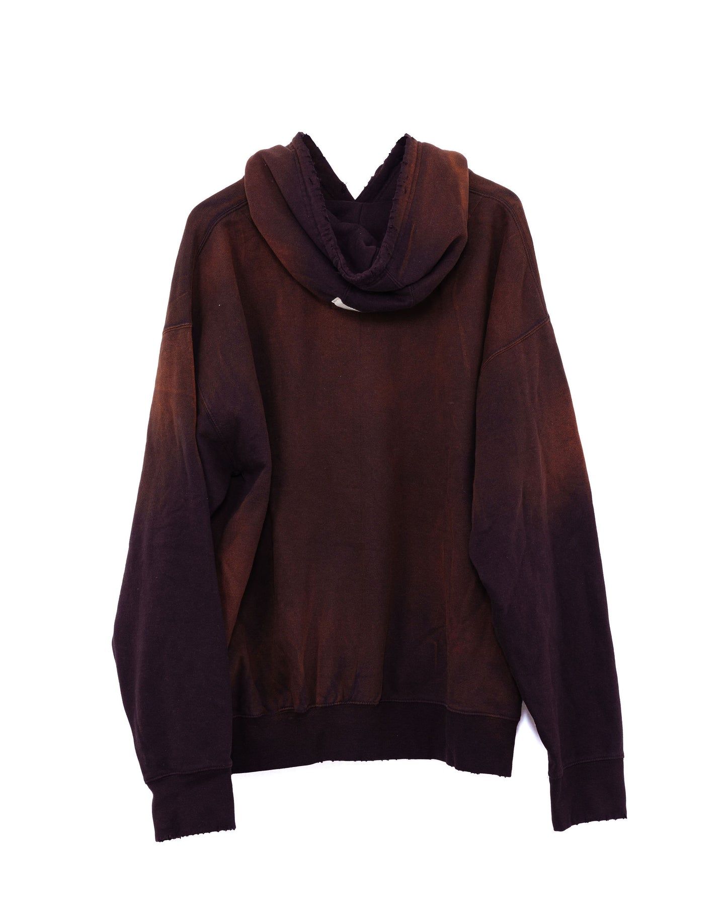 Rust and Black Plaay Hoodie