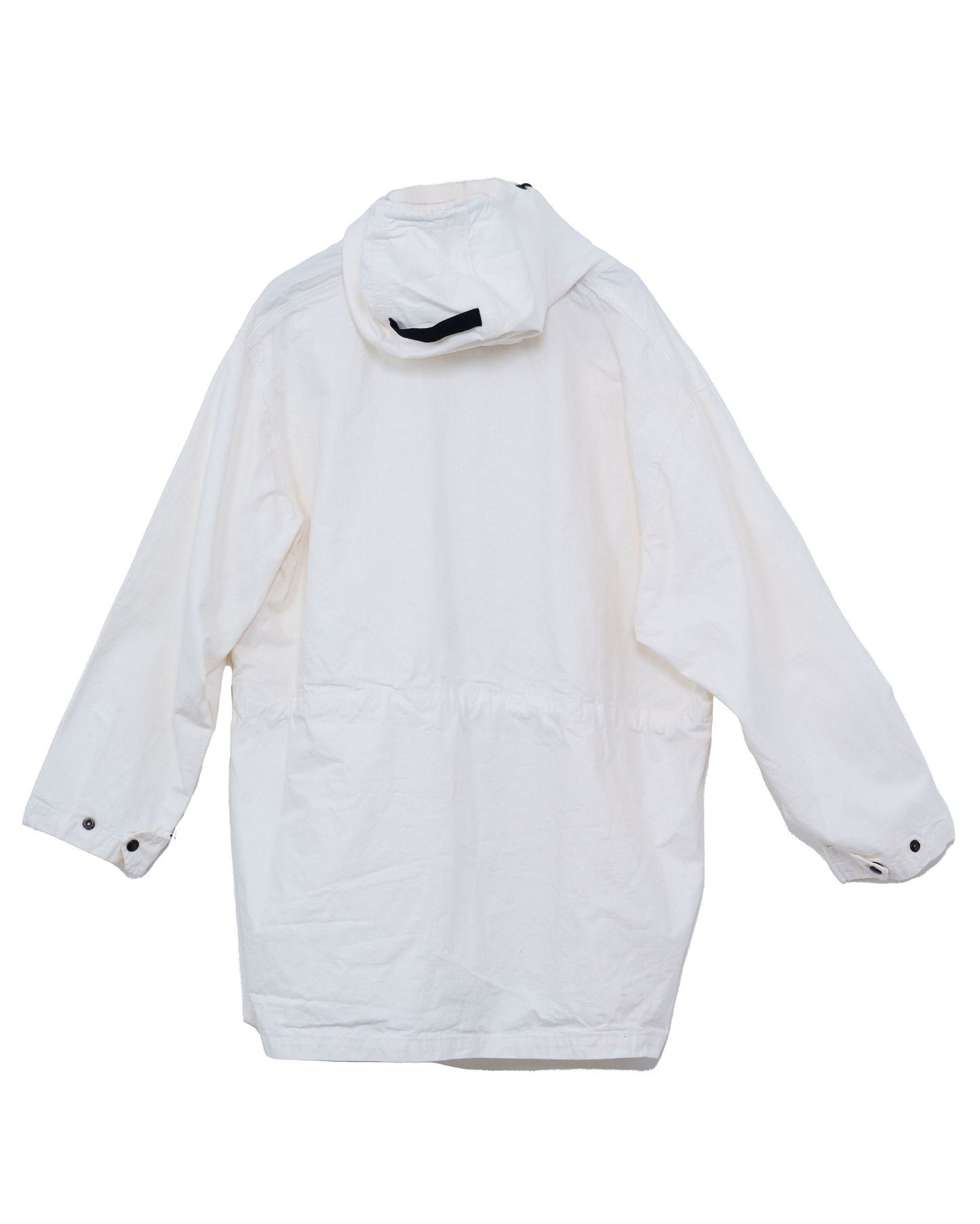 Parka White Pull Over