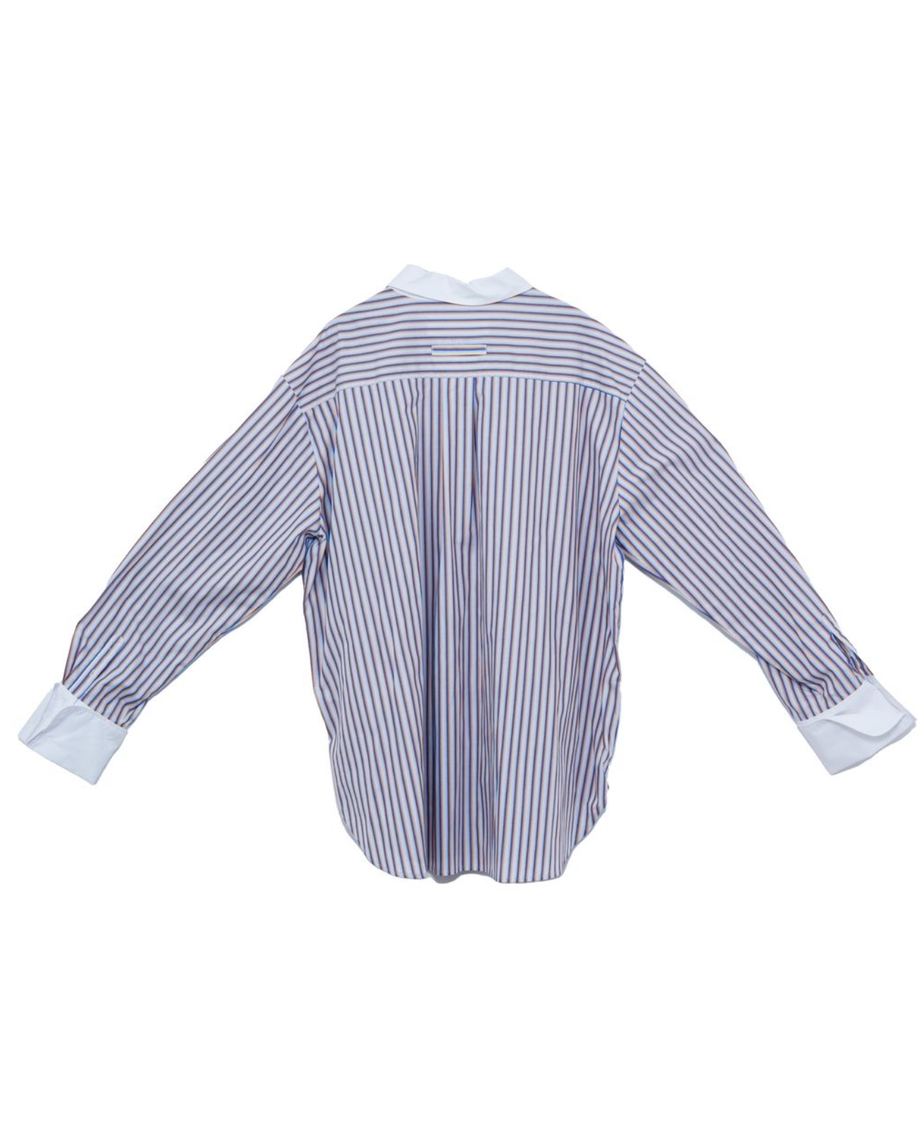 Oversized Dress Shirt (Navy/Nude)