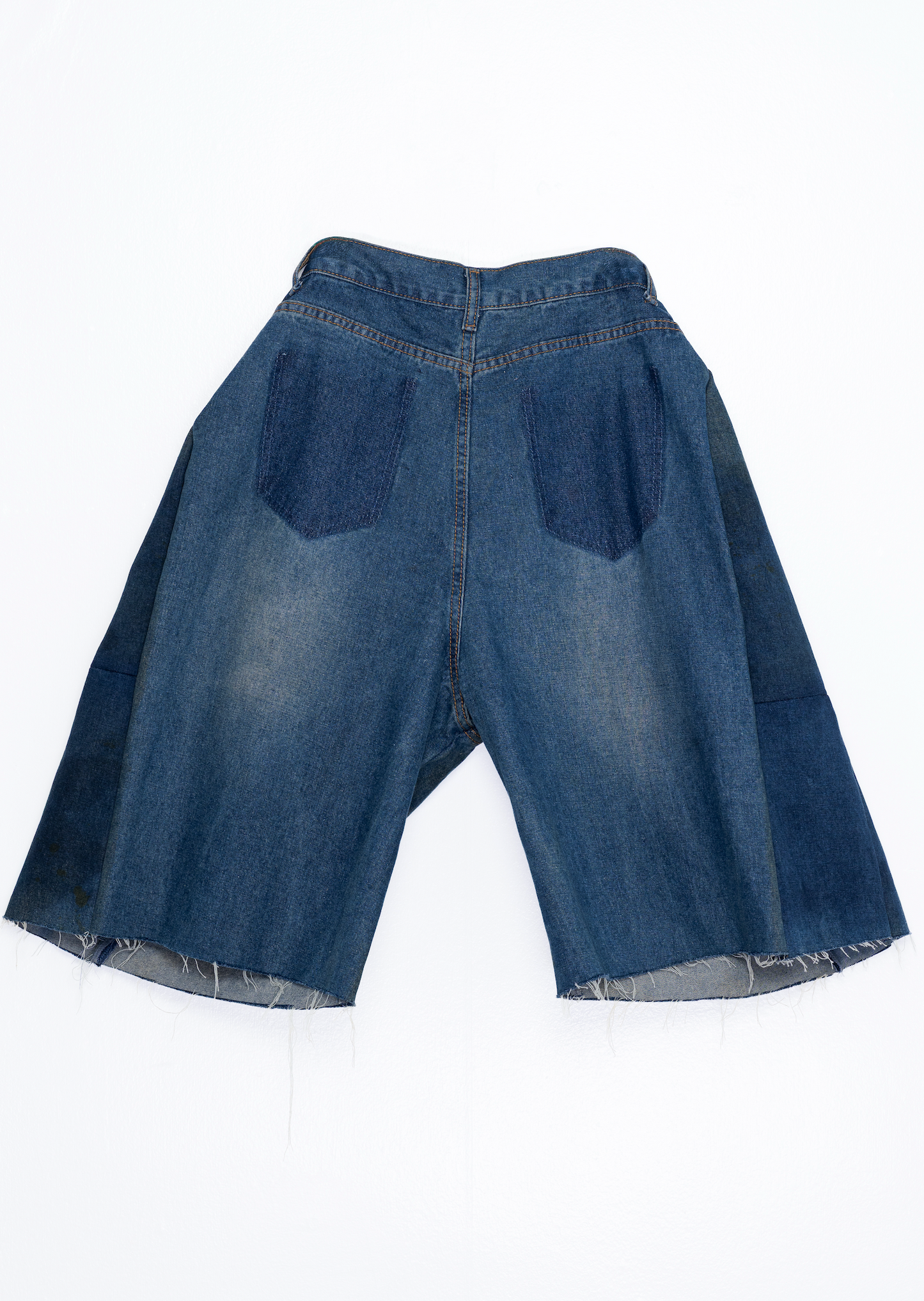 Aged Denim Culottes
