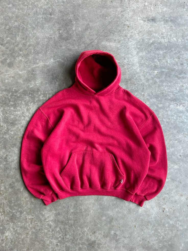 Red Vintage Hoodie